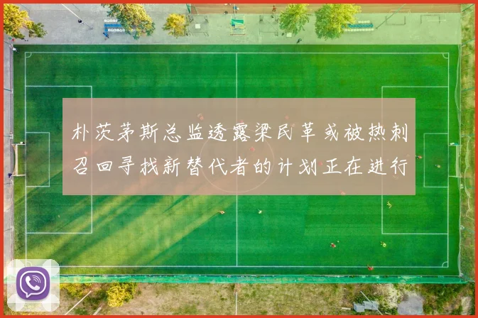 朴茨茅斯总监透露梁民革或被热刺召回寻找新替代者的计划正在进行中